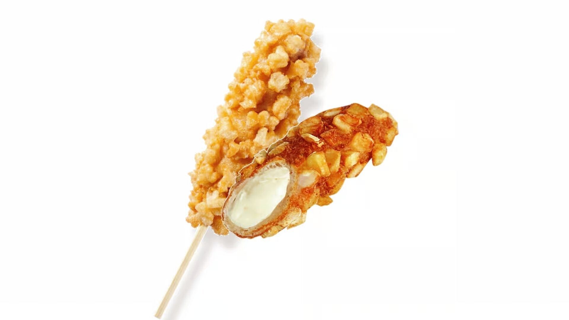 Potato Mozzarella Hot Dog.