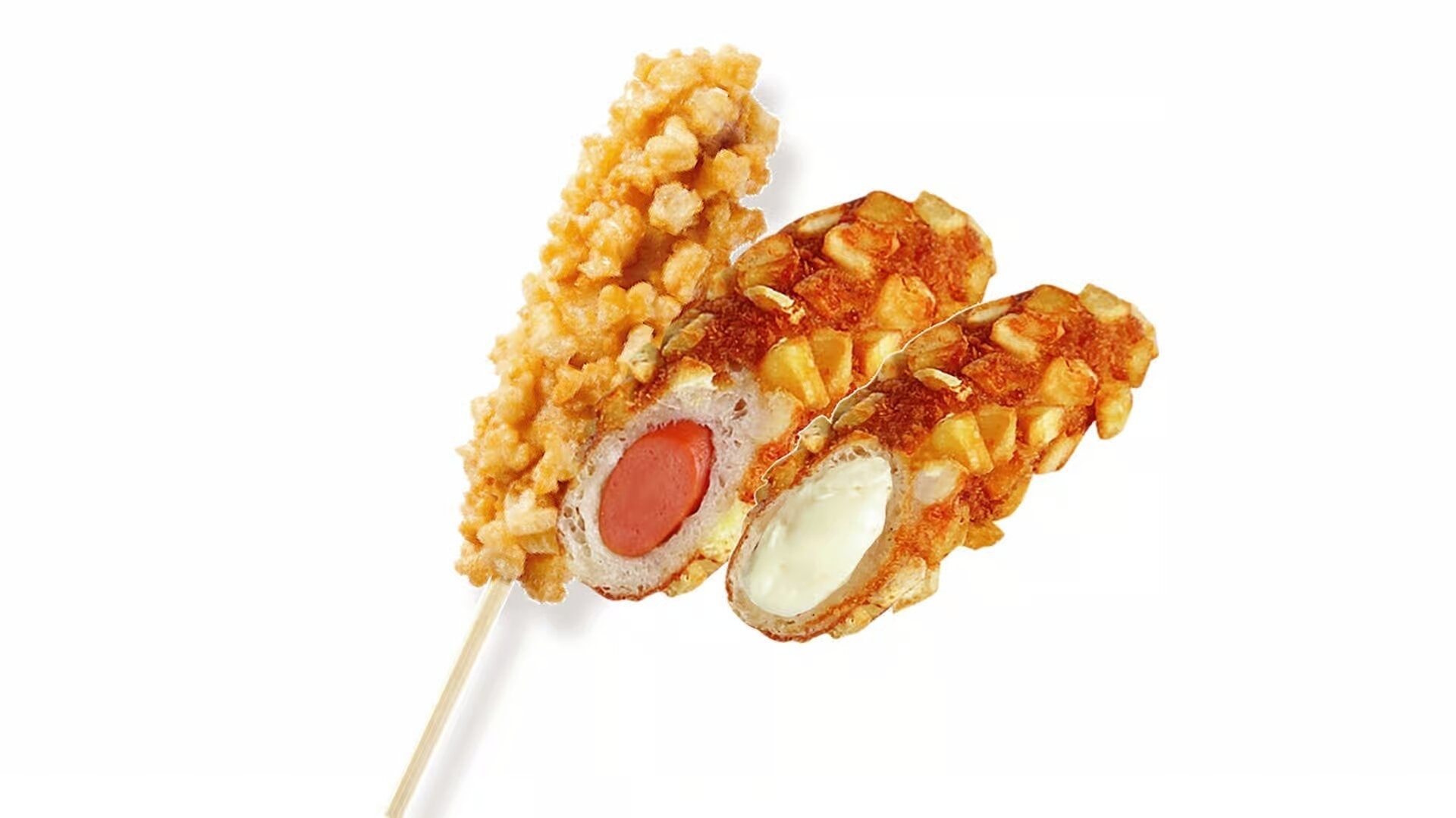 Potato Half & Half Hot Dog.