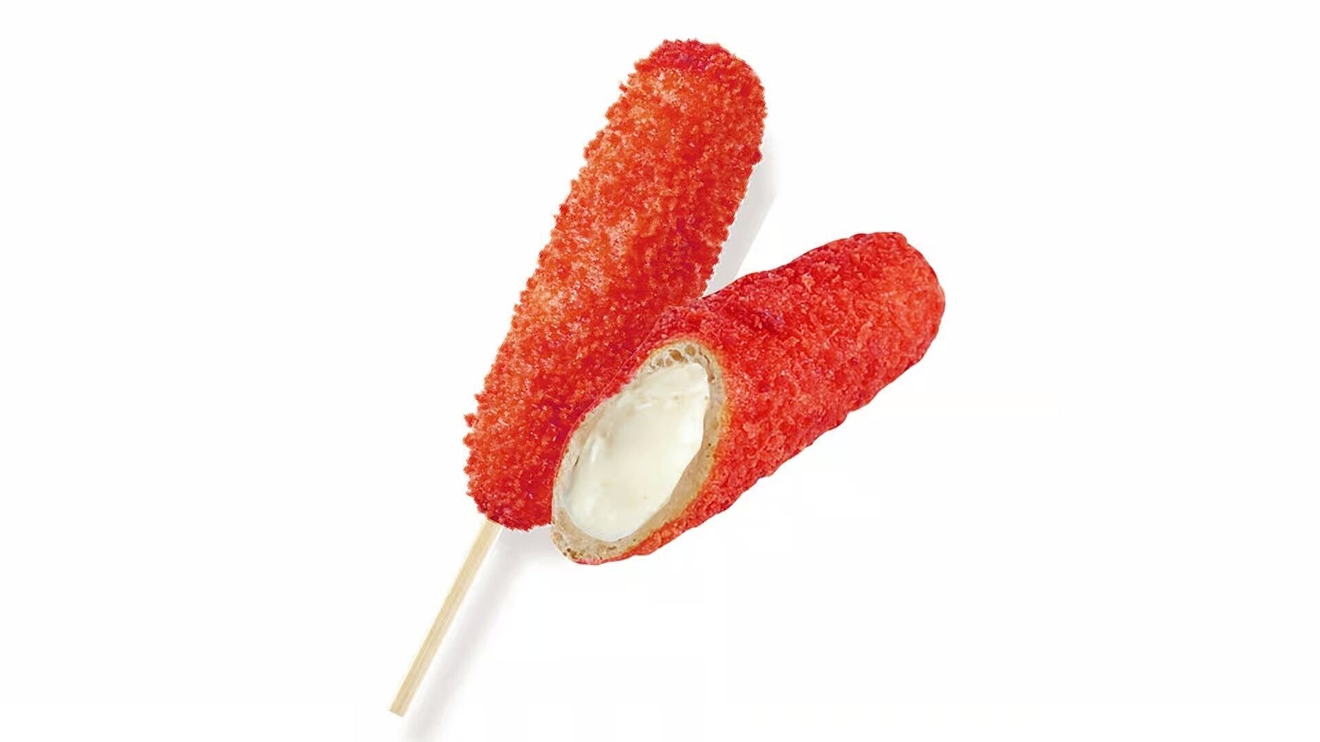 Hot Cheetos Mozzarella Hot Dog.